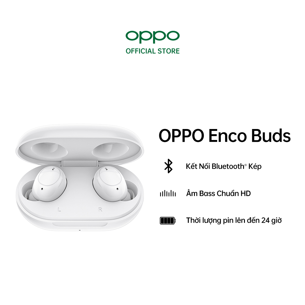 Combo Sản Phẩm OPPO (Đồng Hồ OPPO Band + Tai Nghe OPPO Enco Buds) - Hàng Chính Hãng