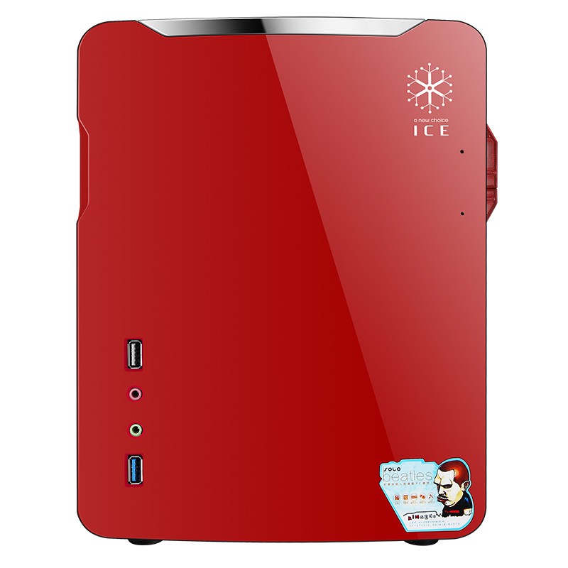 Thùng máy tính HTPC mini Beetle Red