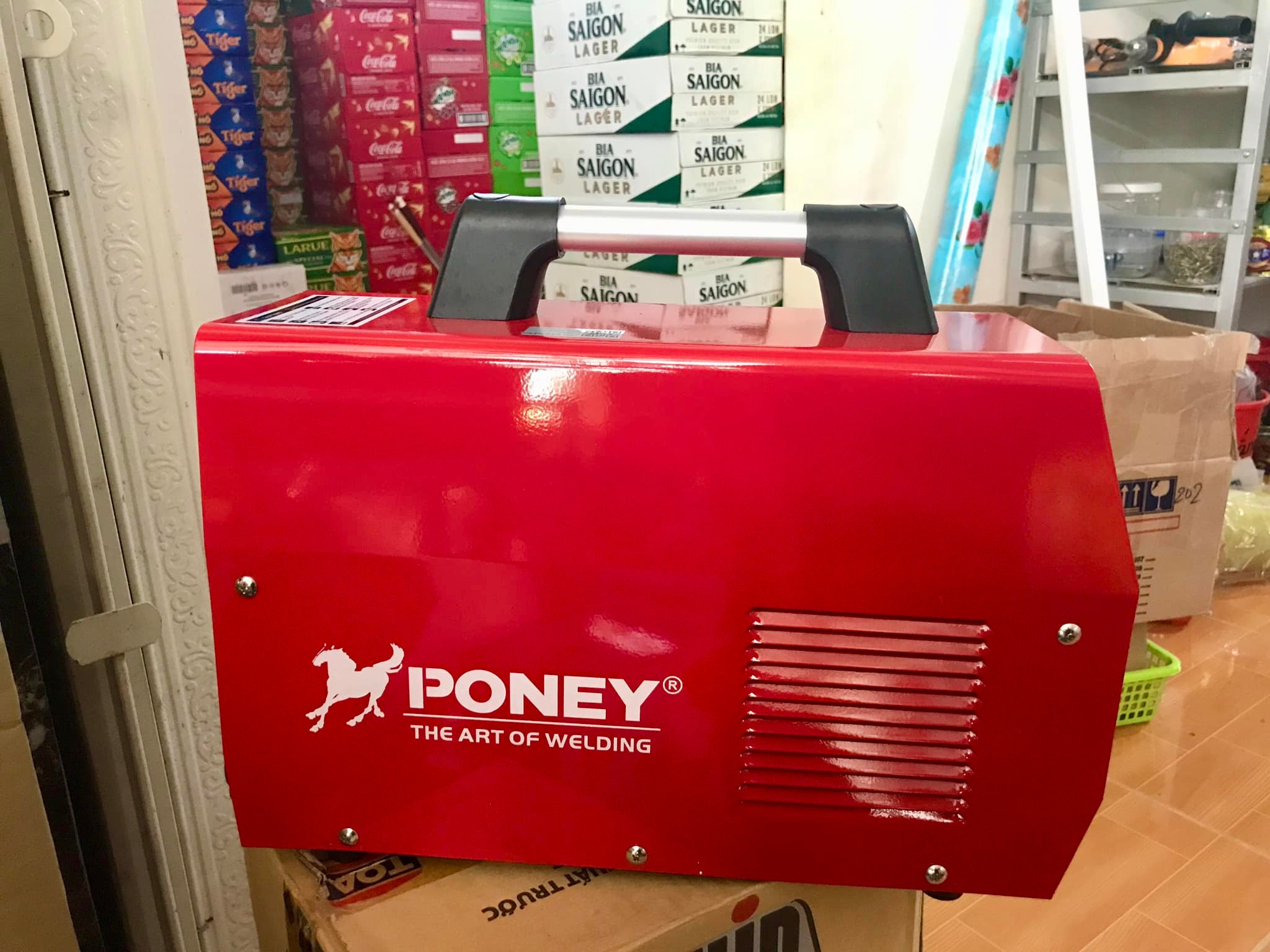 MÁY HÀN ĐIỆN TỬ 6.0KVA MMA-200A PONEY - HÀNG CHÍNH HÃNG