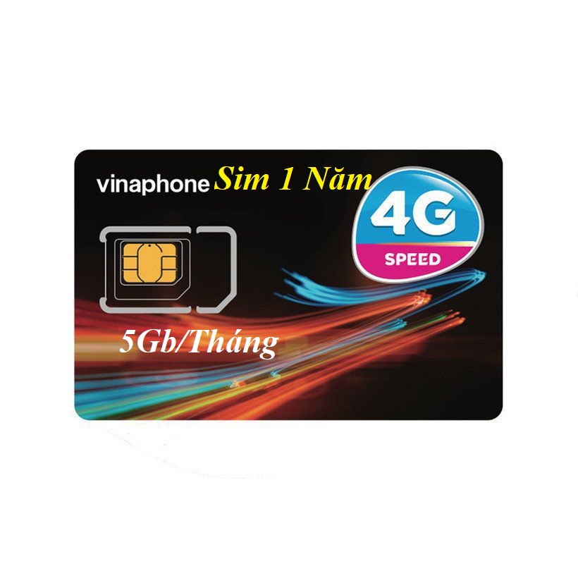 Sim 4G Dùng 12 Tháng Không Cần Nạp Tiền (5Gb/Tháng) - Chính hãng