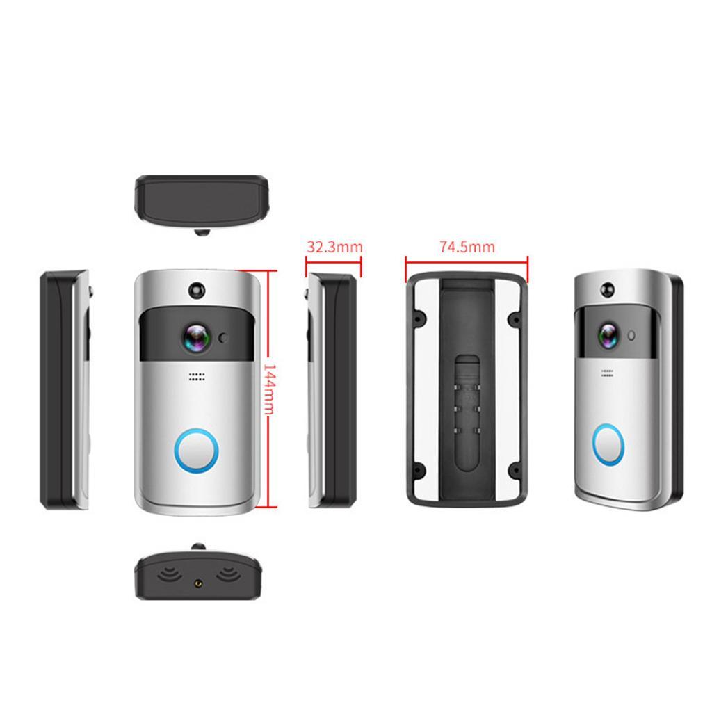 Wireless WiFi Video 2-Way Talk Chime Security Smart Camera 1080P