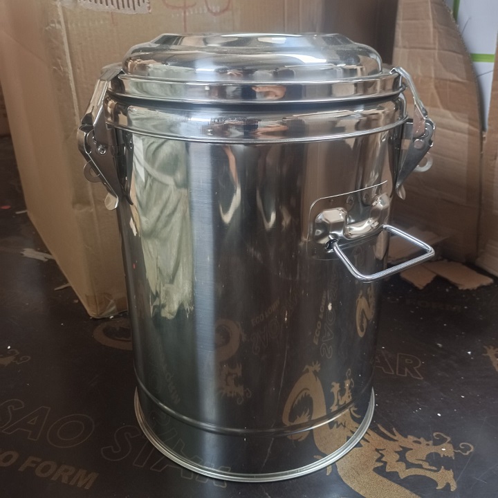 Bình Ủ Trà 3 Lớp Cách Nhiệt Inox 304 Không Vòi Dung Tích 20 Lít Cao Cấp