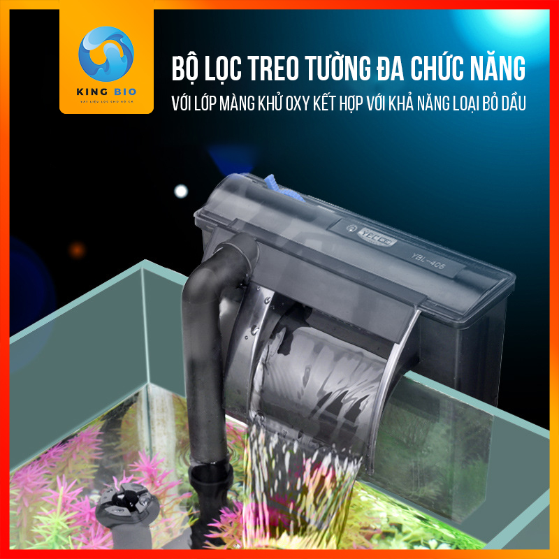Máy lọc thác bể cá Yee thích hồ cho các bể cá thủy sinh nhỏ