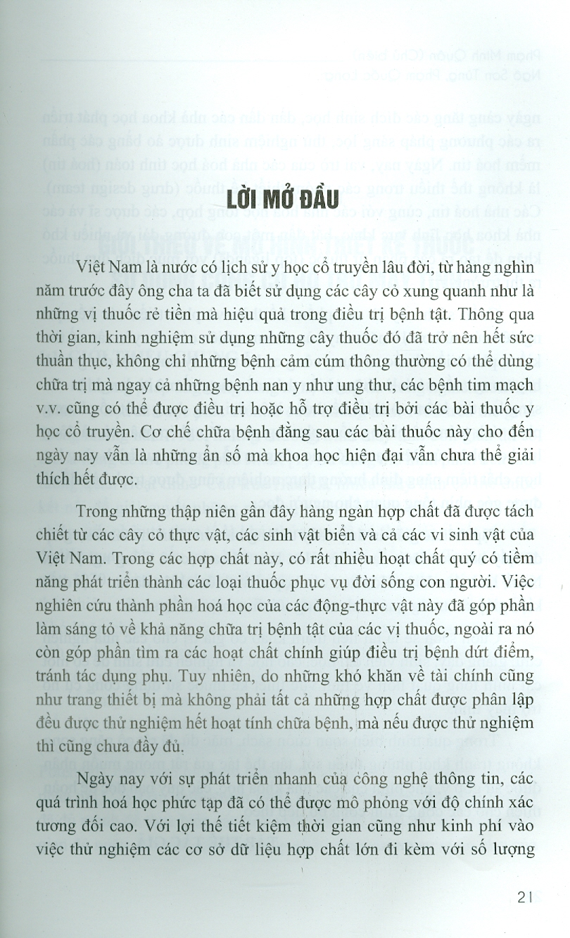 Giới Thiệu Về Thiết Kế Thuốc Sử Dụng Công Cụ Hỗ Trợ Máy Tính (Bìa Cứng)