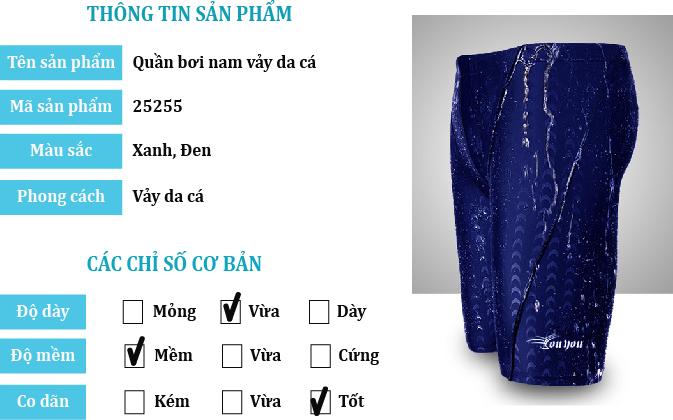 Quần bơi nam vảy da cá thể thao chuyên nghiệp YOUYOU