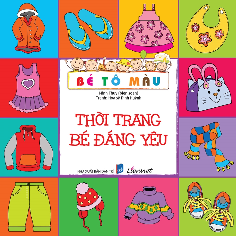 Bé tô màu - Bánh kem xinh xắn