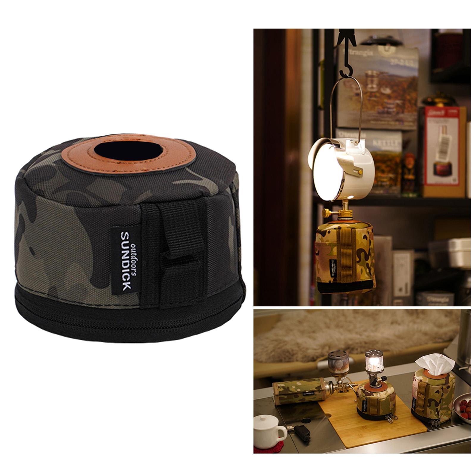 Gas Tank Protective Case Fuel Cylinder Canister Storage Cover for Picnic Travel Hiking Outdoor Camping