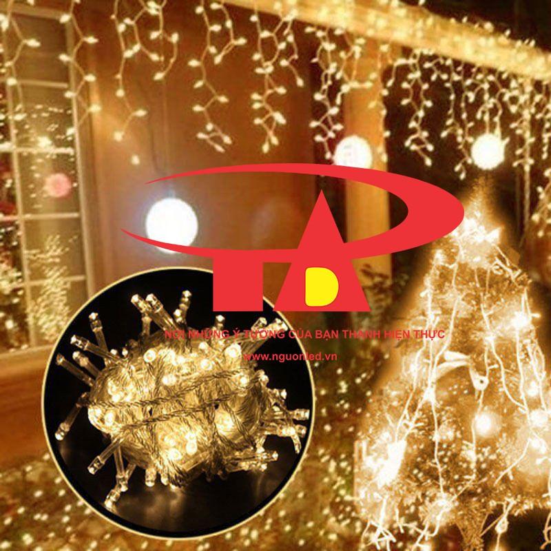 Combo 10 Dây Đèn Led Chớp 7M Màu Vàng Trang Trí Noel