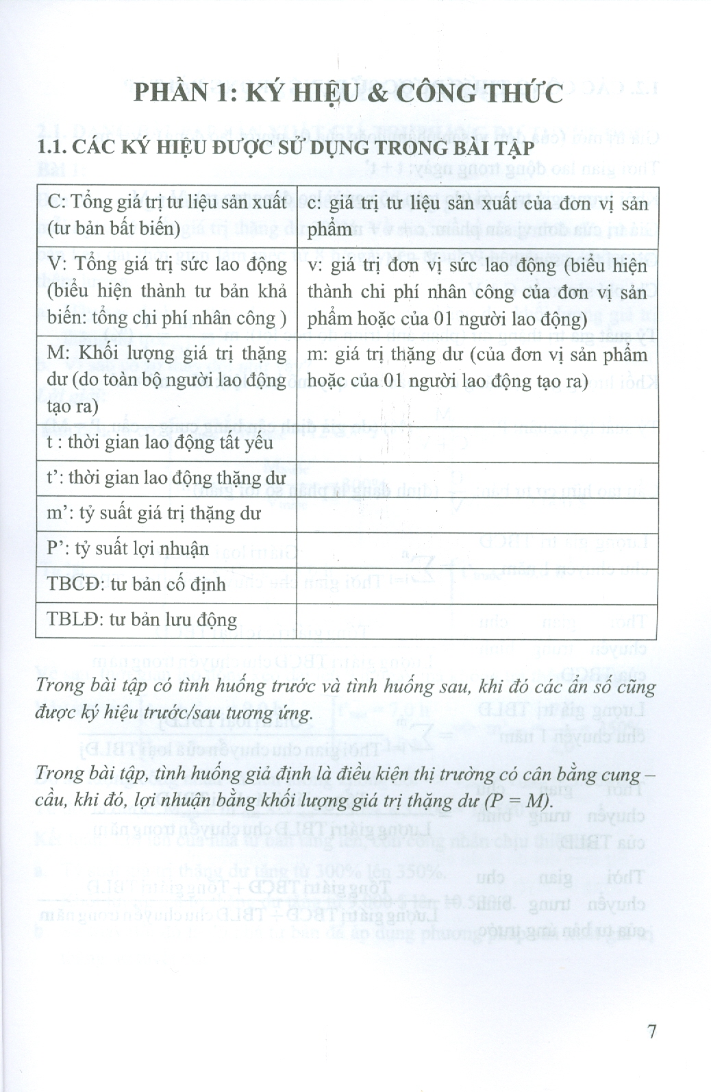 99 Bài Tập Học Thuyết Giá Trị Thặng Dư