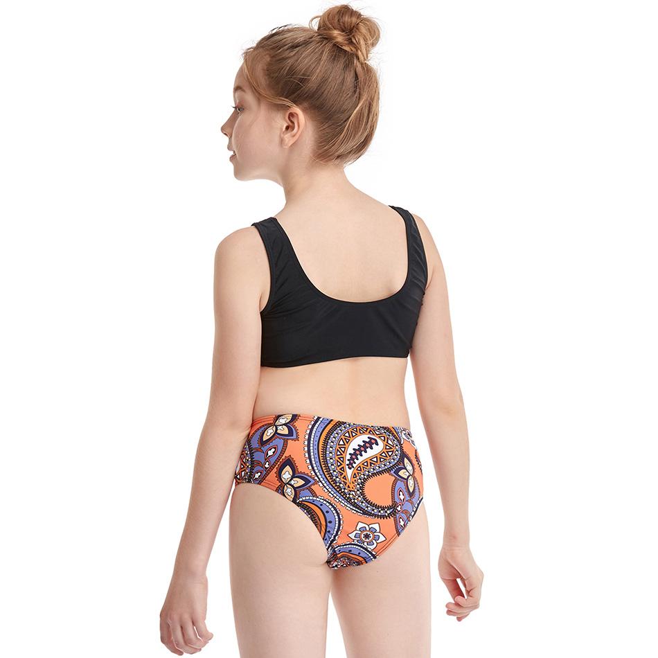 Họa Tiết Cô Gái Đồ Bơi Đồ Bơi Trẻ Em 5-12 Năm Bơi Bikini Bộ Hai Mảnh Con Đồ Bơi Cô Gái Trẻ Tắm bộ Đồ Đi Biển