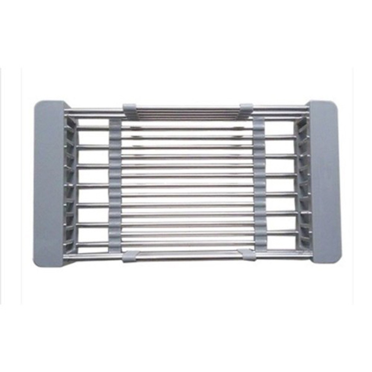 Kệ inox gác trên bồn rửa tặng kèm miếng rửa bát silico