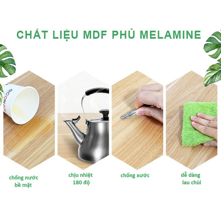 Bàn làm việc, bàn học sinh bằng gỗ MDF . Hàng tự lắp ráp thông minh