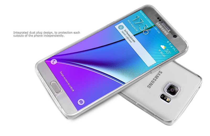 Ốp lưng dành cho Samsung Galaxy Note 5 silicon dẻo trong suốt Loại A+