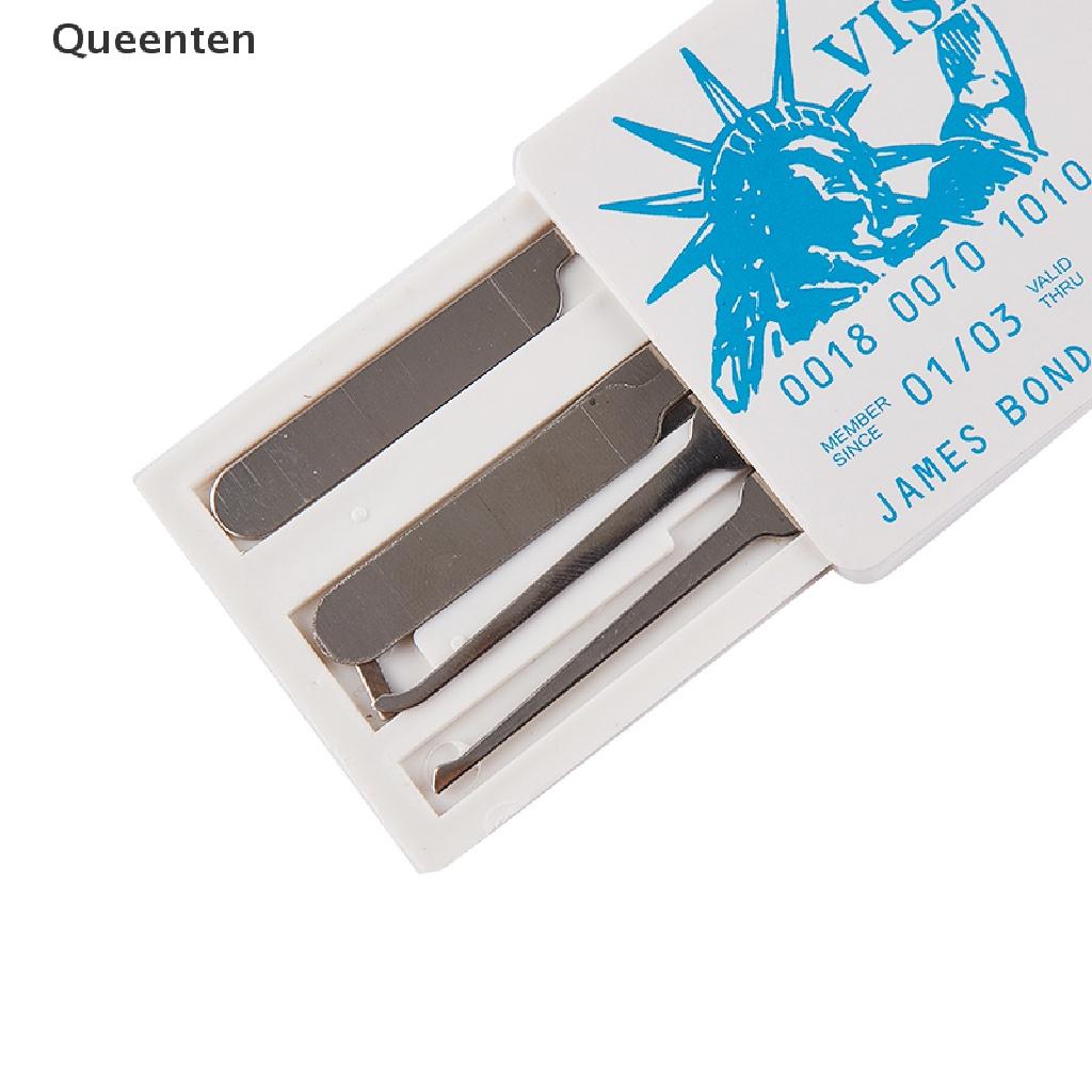 Queenten Locksmith Tools Wrench Hand Tool Removal Hooks Lock Extractor Lock Pick Set QT