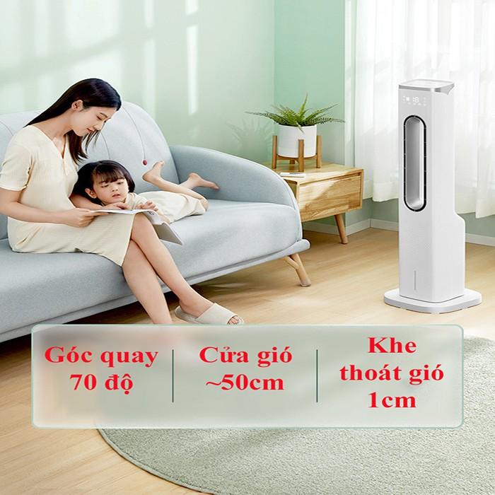 Quạt hơi nước  cao 110cm _Quạt không cánh phun sương lọc khí