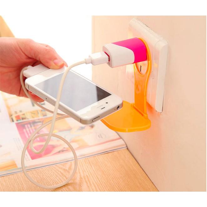 Combo 2 Giá Đỡ Treo Điện Thoại Khi Sạc Siêu Tiện Lợi
