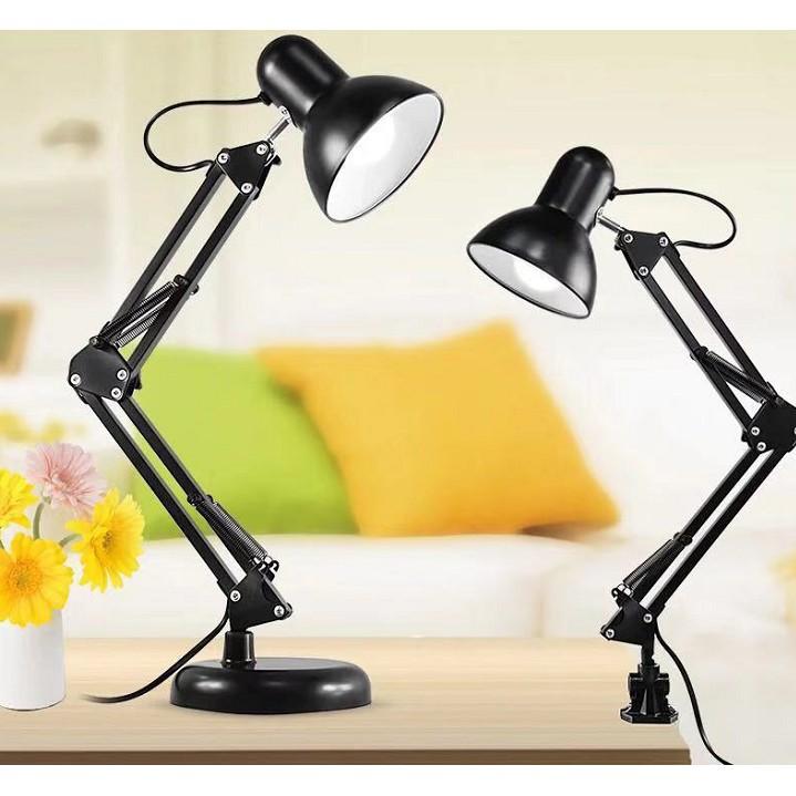 Đèn để bàn kèm kẹp bàn đa năng Đen