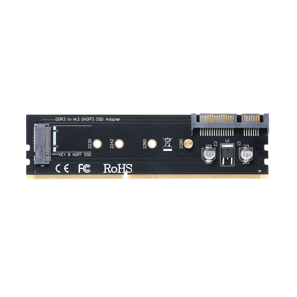 Bộ chuyển đổi ổ cứng DDR sang M.2 ATA sang M.2 B-key 2230/2242/2260/2280
