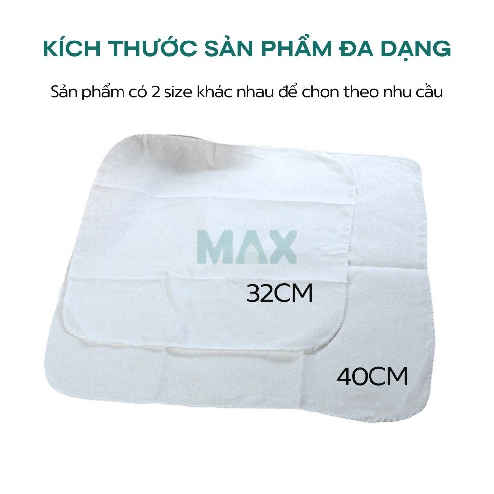 Set 2 khăn vải 100% cotton lót chõ đồ xôi, hấp thức ăn, khăn lọc nấm kefir, lọc sữa hạt