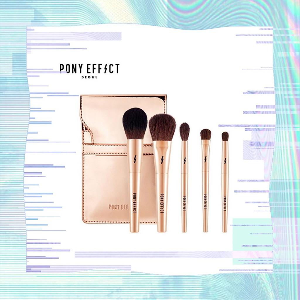 Bộ Cọ Trang Điểm 5 cây cao cấp Pony Effect Mini Make-up Brush set