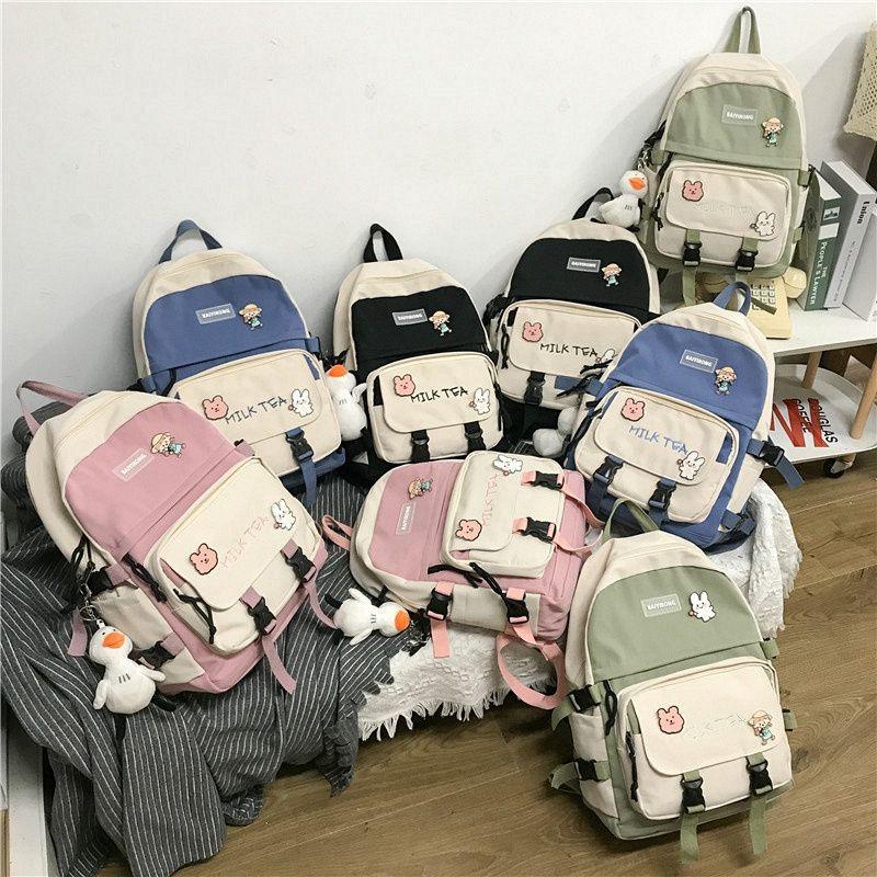 Balo Ulzzang Hàn Quốc học sinh đi học đi chơi ngăn Mica trong suốt phối lưới nam nữ, balo đi học, đựng laptop