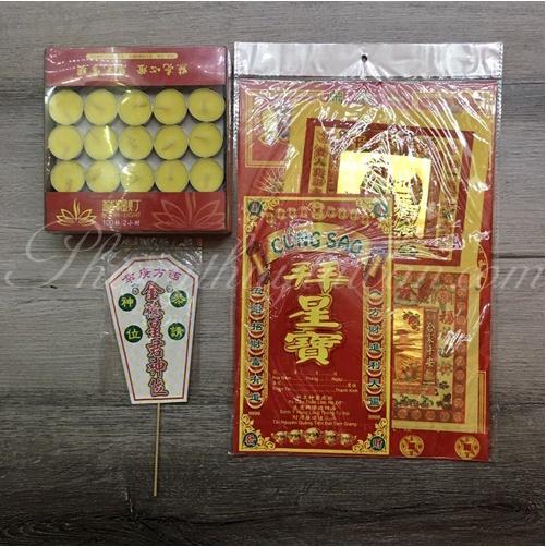 Bài vị, giấy cúng sao Thái Bạch