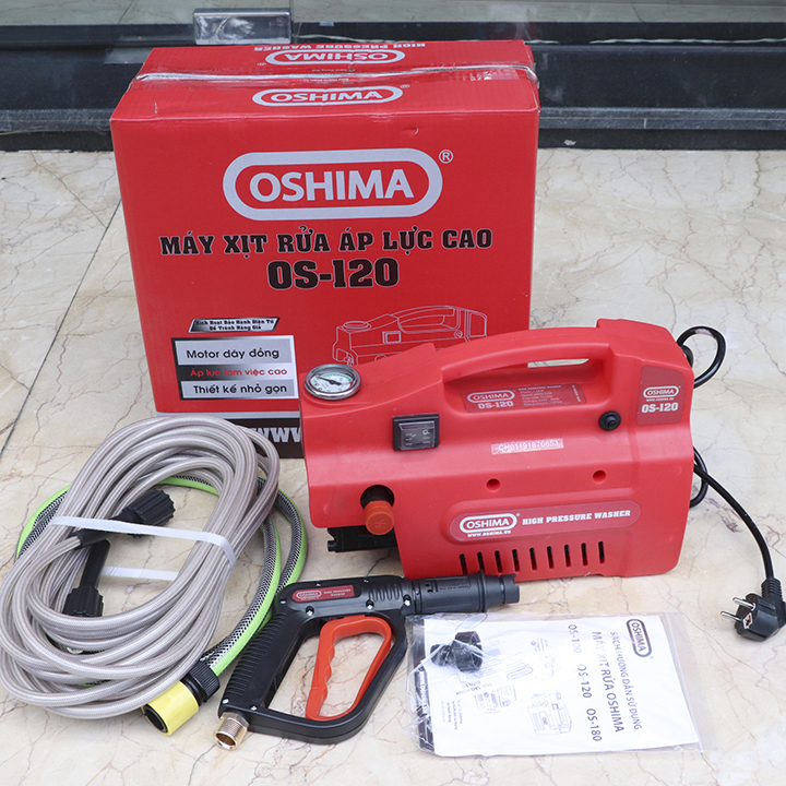 Máy Rửa Xe Mini 1500W Oshima OS-120