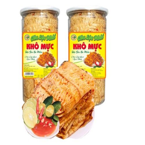 (COMBO 2 HŨ) MỰC SẤY KHÔ ƯỚP VỊ ĐẬM ĐÀ - MỖI HỘP 200G