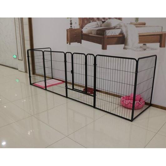 Chuồng vây sắt sơn tĩnh điện dành cho thú cưng. Kích thướt 80 x 80 cm. Dễ lắp ráp, tiện di chuyển.