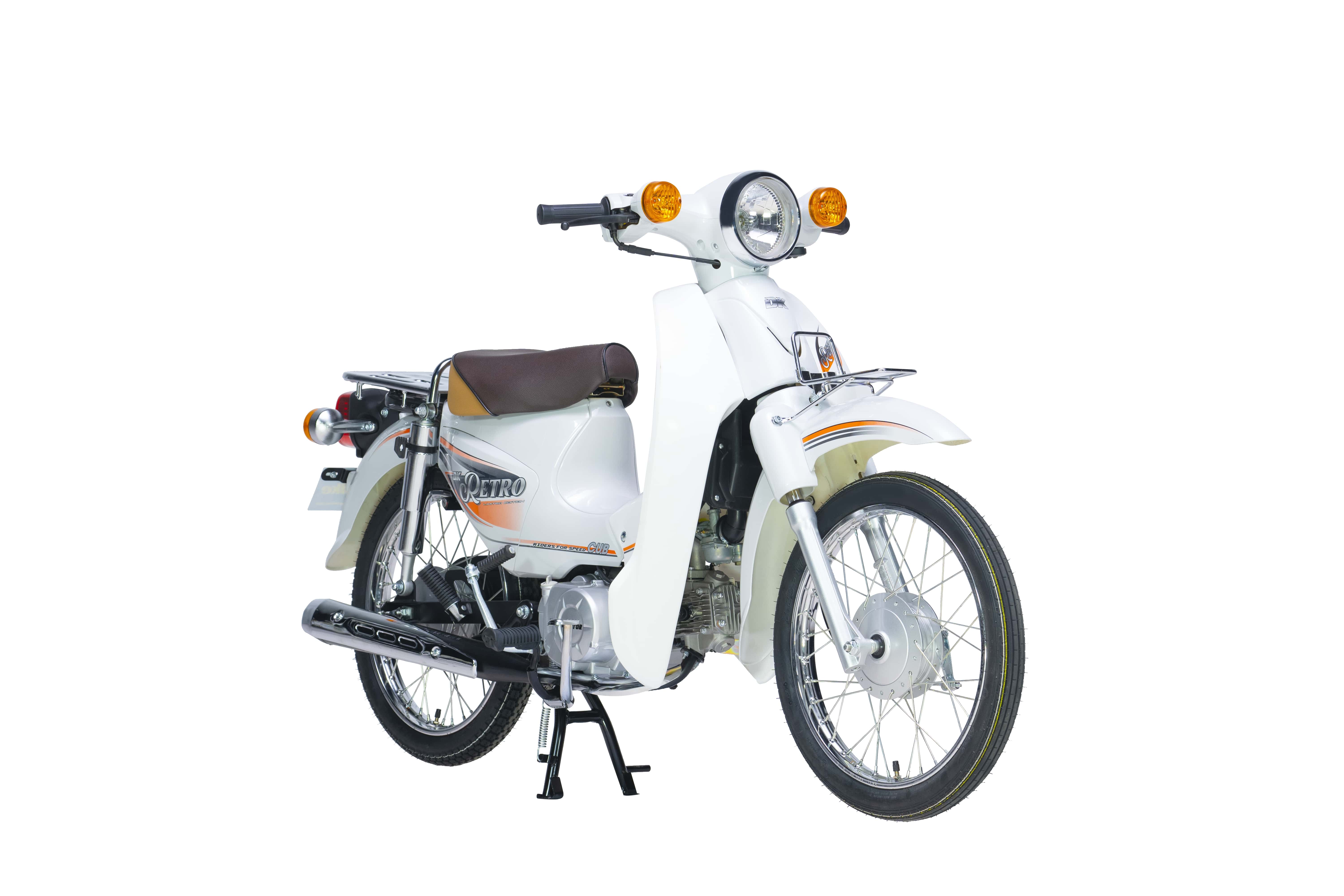 Xe Máy 50cc DK Retro - Màu Trắng