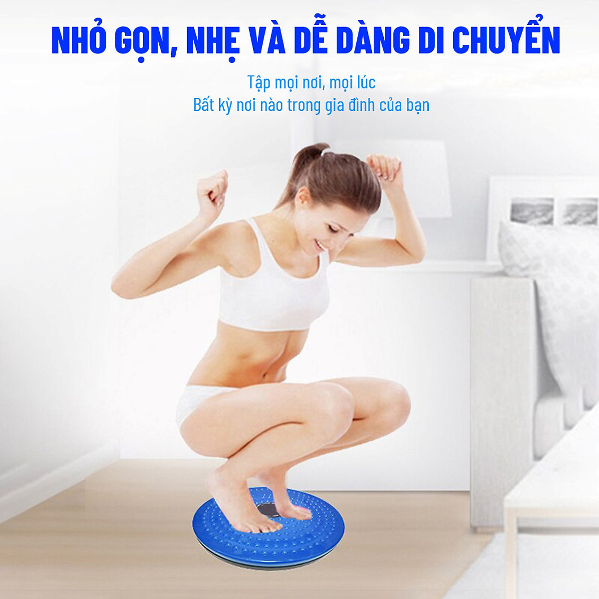 Đĩa xoay eo tập thể dục 360 độ bàn xoay tập cơ bụng cho eo thon tại nhà và phòng gym có hạt massage bàn chân, Đĩa Xoay Tập Eo - Bàn Xoay Tập Eo - Đĩa Xoay Eo Giảm Cân - Bàn Xoay Eo Tập Thể Dục Hiệu Quả, dụng cụ thể thao - Chính hãng dododios