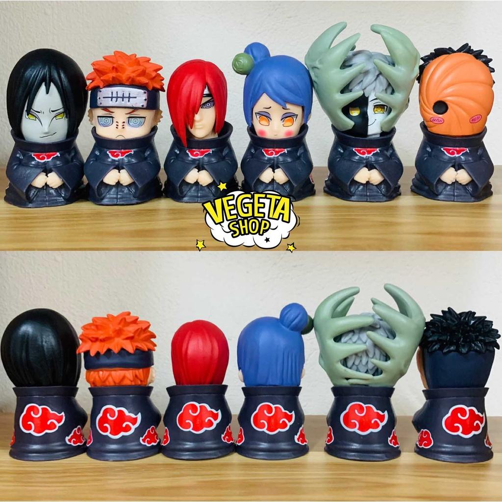 Mô Hình Naruto - Team Akatsuki Pain Nagato Konan Kisame Itachi Kakuzu Deidara Hidan Orochimaru Sasori Zetsu Yahiko Tobi