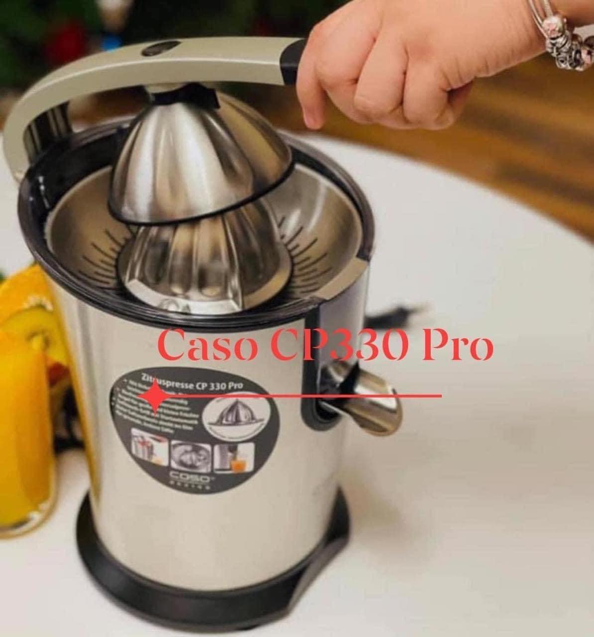 Máy vắt cam Caso CP 330 Pro nón inox - Hàng nhập khẩu