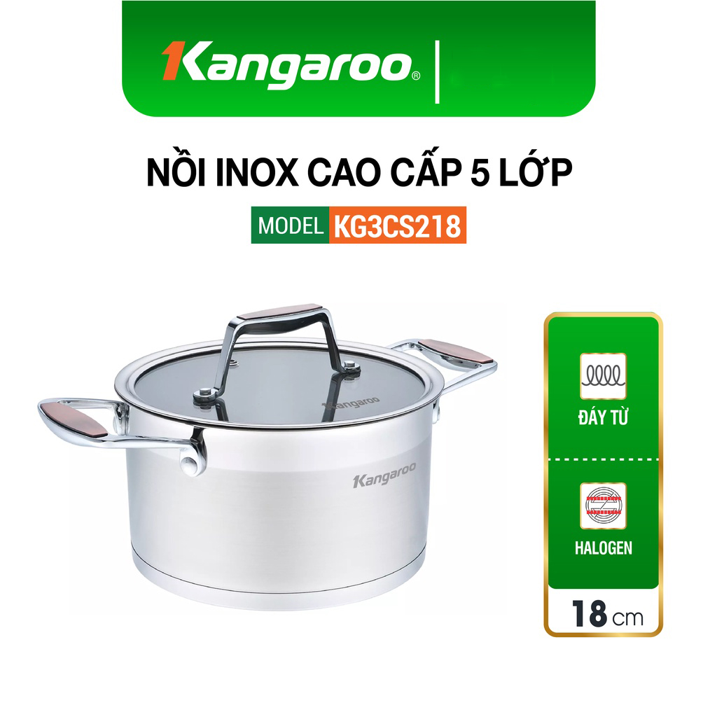 Nồi inox đơn Kangaroo KG3CS2