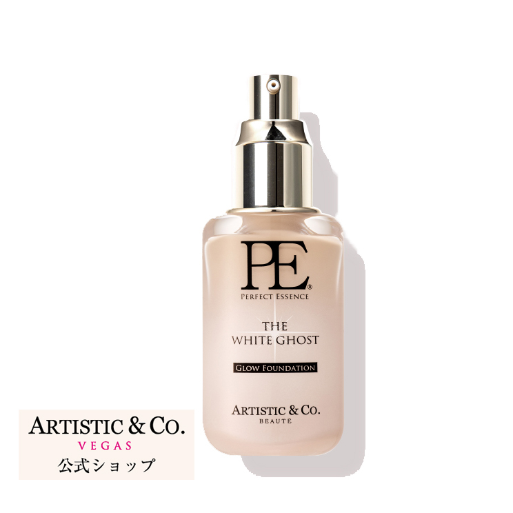 Kem nền dưỡng da Artistic&amp;Co PE THE WHITE GHOST GLOW FOUNDATION 32ｍl - lên tone da tự nhiên, dưỡng ẫm với tinh chất dầu xoài, chống oxi hoá và tái tạo da