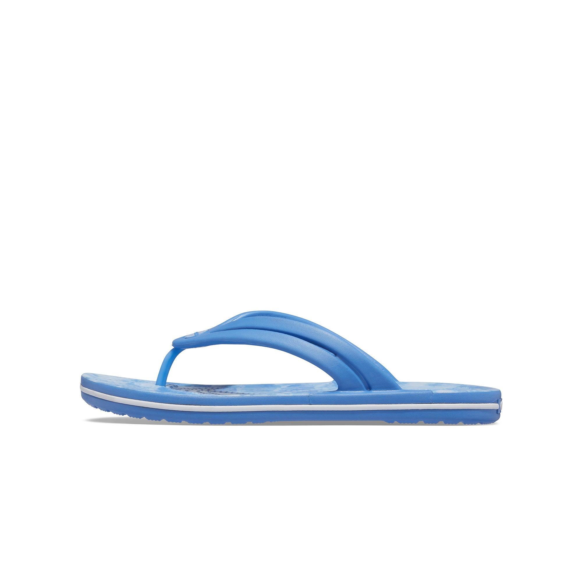 Dép nhựa nữ Crocs Crocband Flip Bleach Dye - 207316