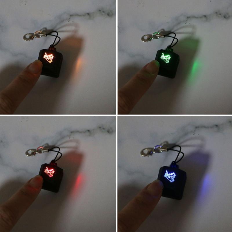 Thiết Bị Kiểm Tra Công Tắc Bàn Phím Cơ 1 Nút Có Đèn LED Tích Hợp Móc Khóa Tiện Dụng