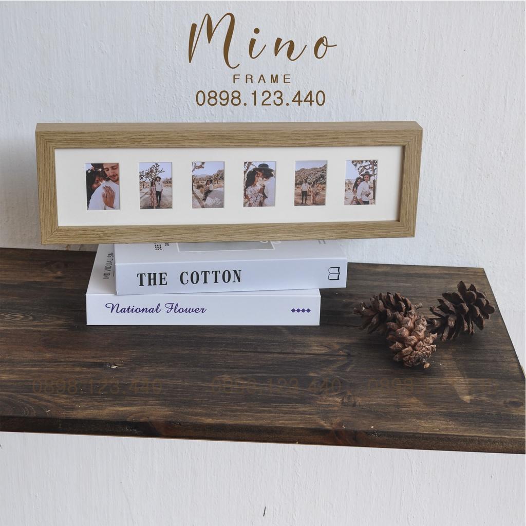 Khung Ảnh Gồm Nhiều Ảnh Nhỏ Làm Kỷ Niệm, Quà Tặng Sinh Nhật Bé, Thôi Nôi Mino Frame