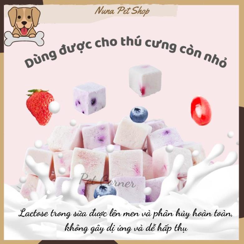 Sữa chua sấy lạnh giàu dinh dưỡng cho thú cưng, sữa chua sấy khô cho chó mèo và chuột hamster