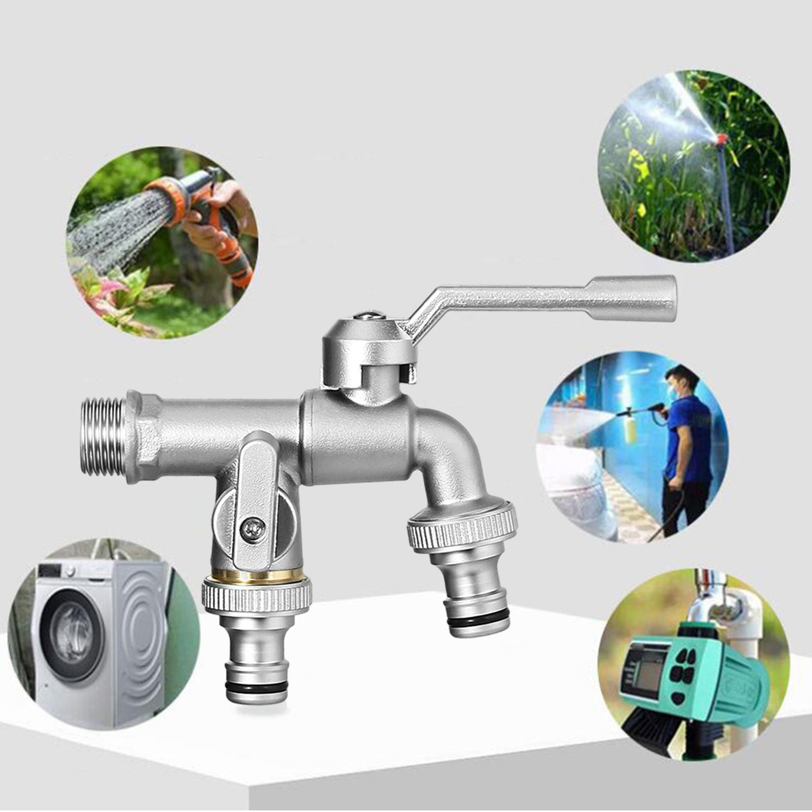 Outdoor Garden Faucet Anti Frost Irrigation Hose Bibb for Lawn Watering Home
