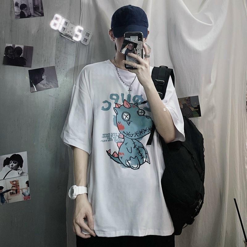 Ao Thun Tay Lỡ Unisex Freesize từ 40 đến 70kg
