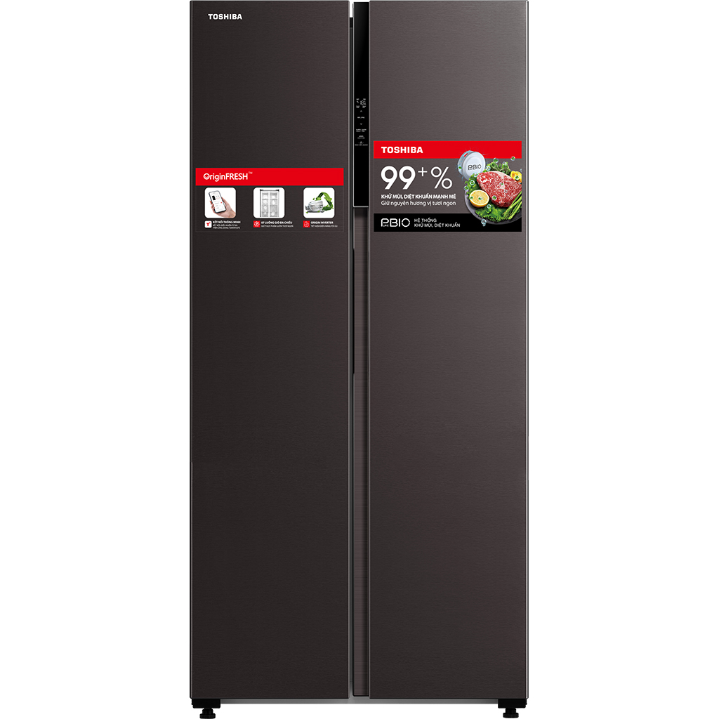 Tủ lạnh Toshiba Inverter 460 lít GR-RS600WI-PMV(37)-SG - Hàng chính hãng