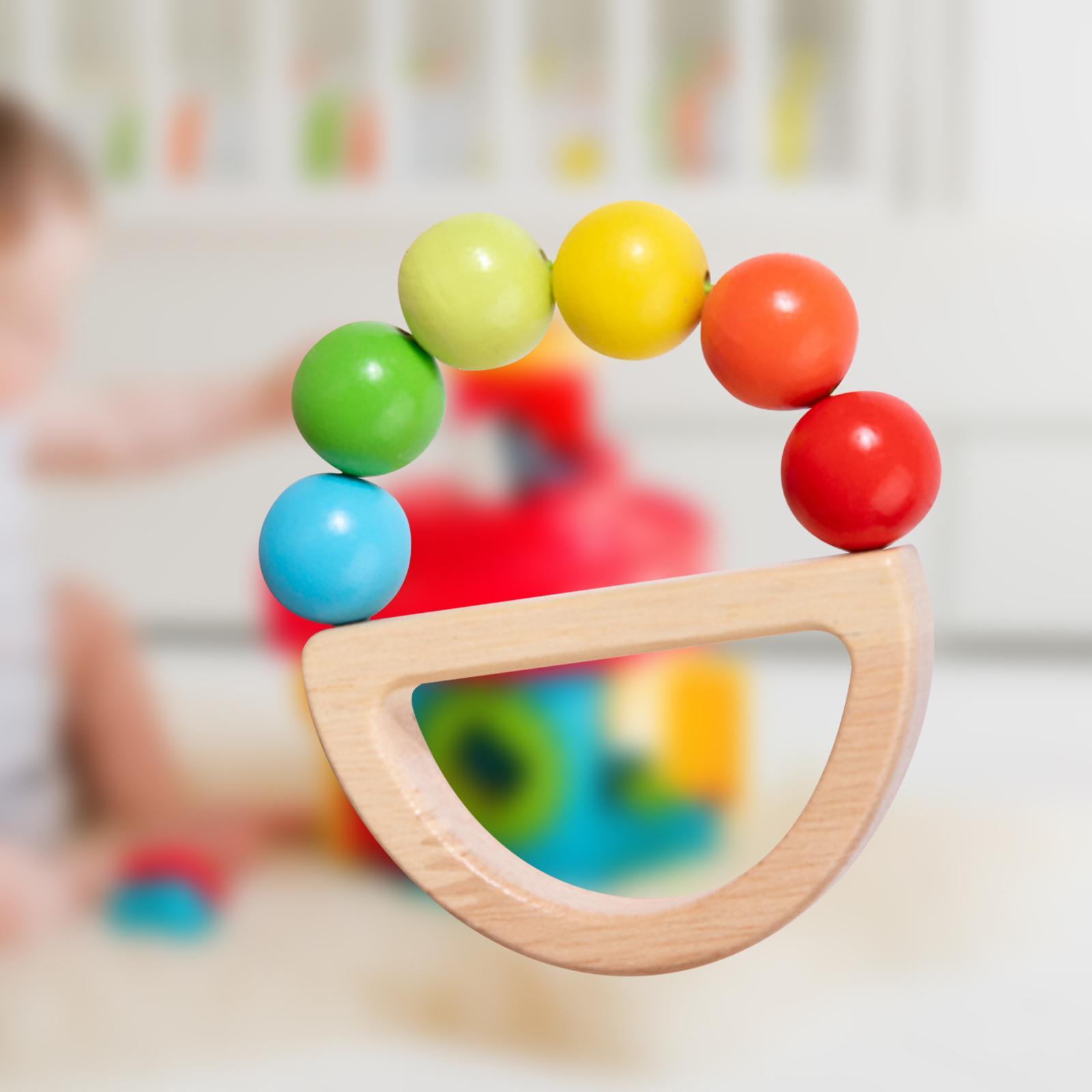 Wood rattles montessori toys enlightenment A