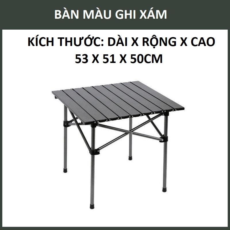 Bàn Gấp Gọn, Bàn Dã Ngoại Dễ Mang Theo Khi Đi Cắm Trại Picnic Ăn Uống Cùng Gia Đình