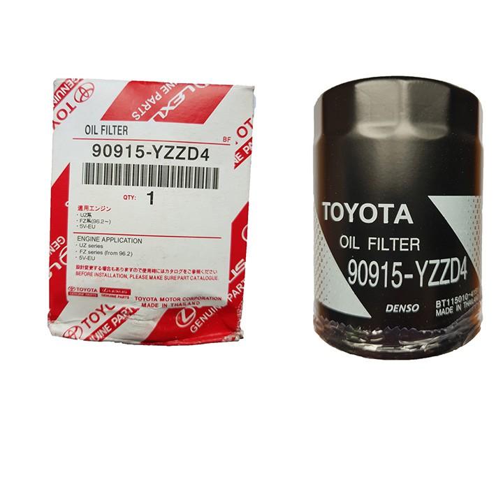 Lọc dầu nhớt cho xe Toyota Innova, Fortuner, Hilux, Land Cruiser - 90905 YZZD4