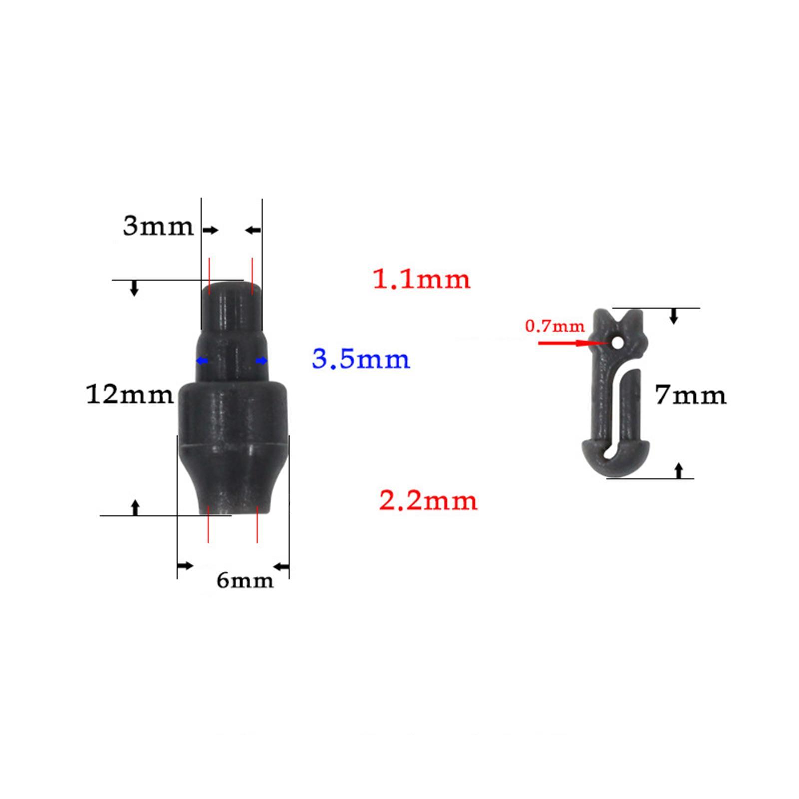 50 Pieces Method Feeder Bead Stop Beads Carp Fishing Method Feeder Connector Accessories Quick Change Beads for Lake Fishing