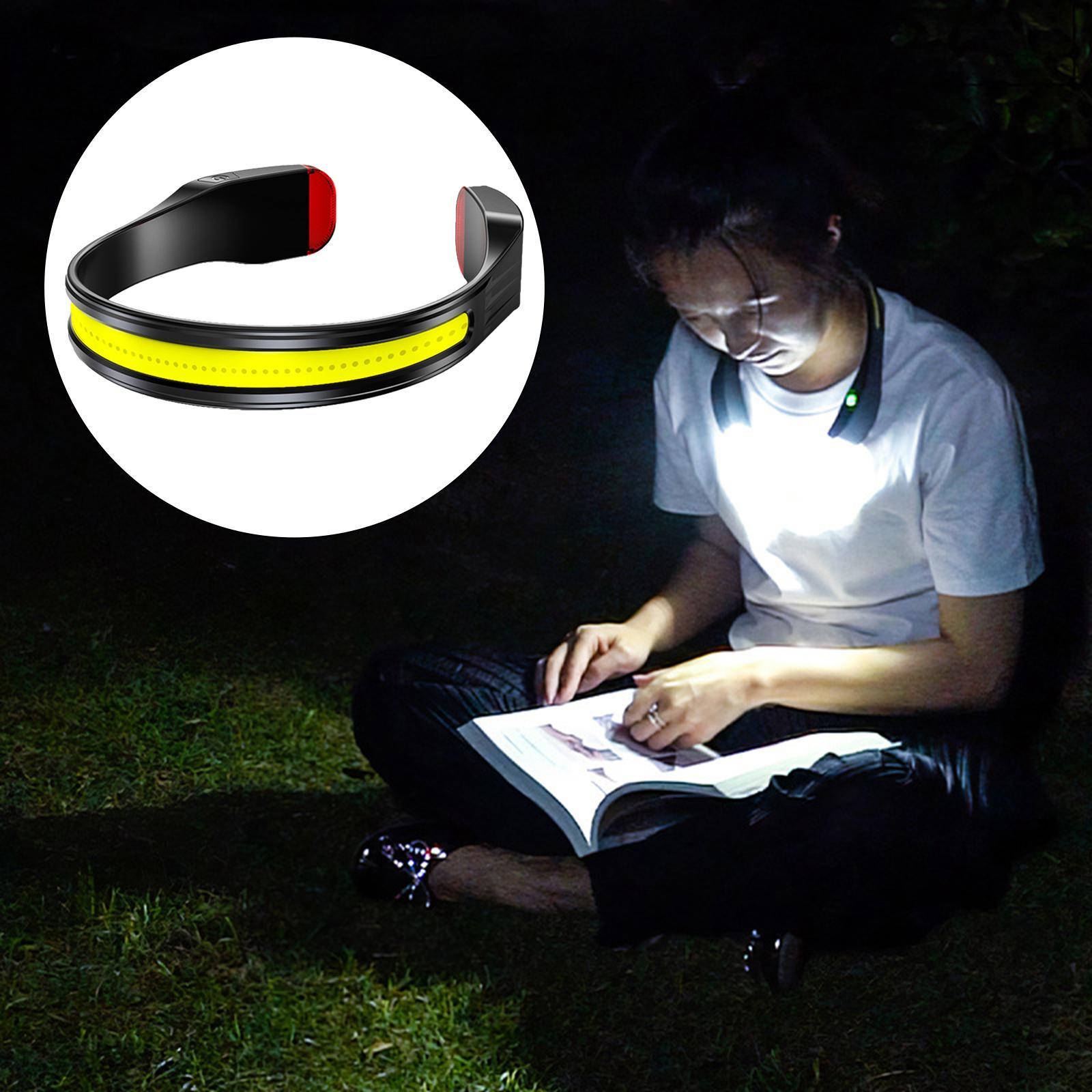 LED Headlamp Energy Saving Portable COB Headlight for Night Running Hiking