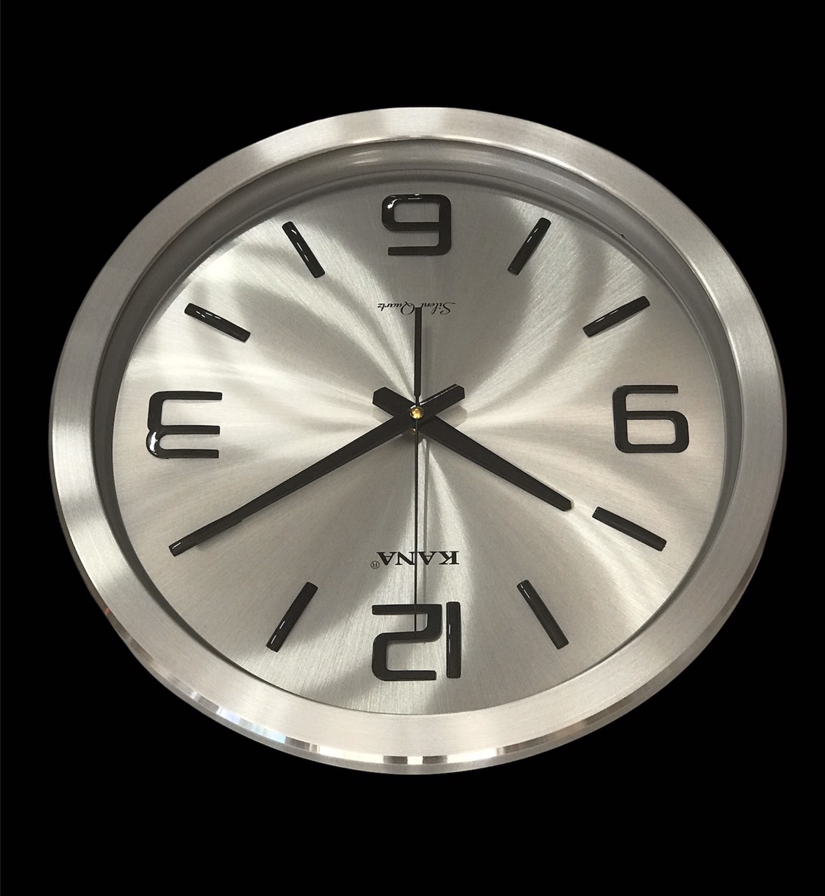 Đồng hồ treo tường vỏ nhôm cao cấp KN-45W (38cm)