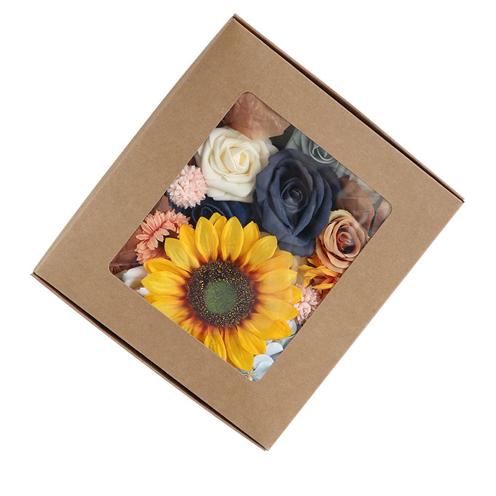 Artificial Flowers Box Silk Flowers for Thanksgiving Wedding Decoration