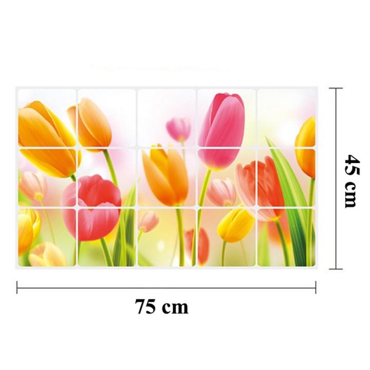 Giấy Dán Bếp Tráng Nhôm Chịu Nhiệt Chống Dầu Mỡ Khổ 45 x 75 cm